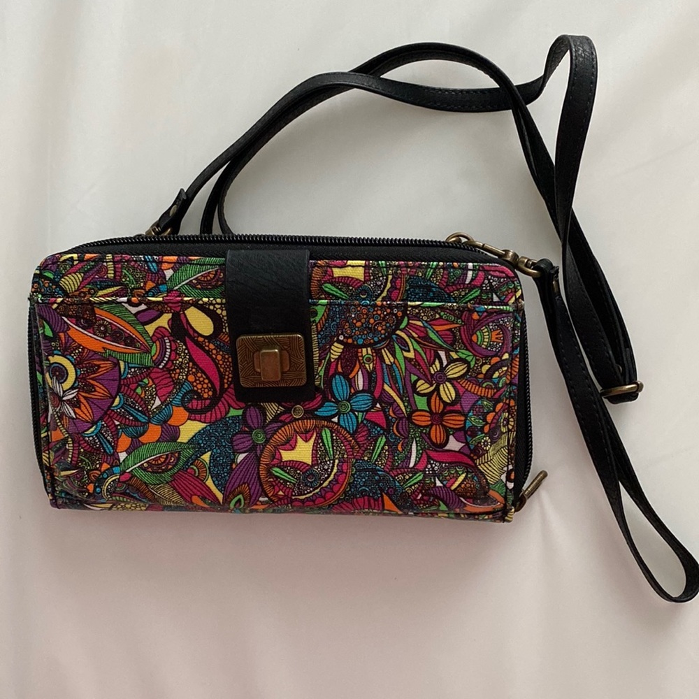 SAK ROOTS, Large Smartphone Crossbody, Rainbow Spirit Desert